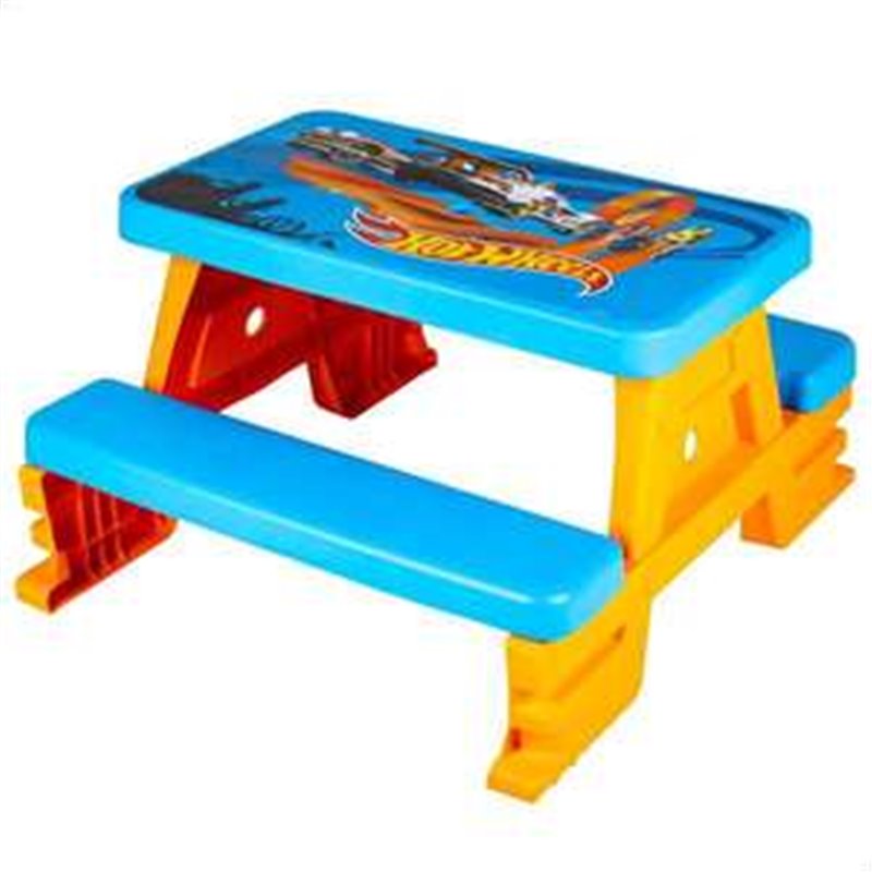 MESA DE PICNIC INFANTIL HOT WHEELS 42X69X79CM