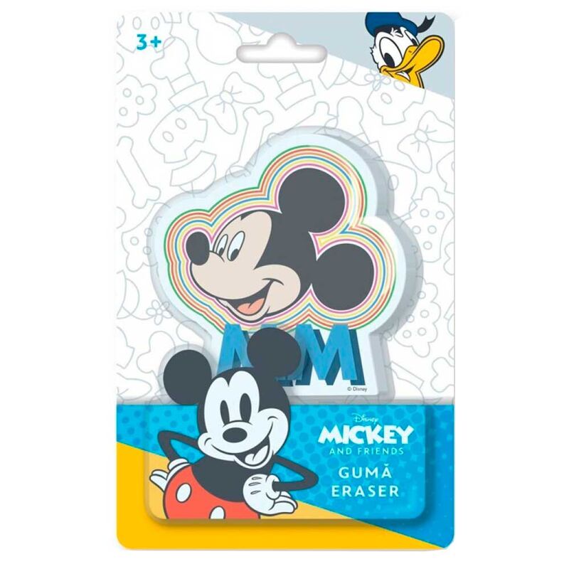 Blister Goma de borrar Mickey Disney