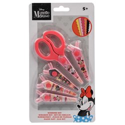 Blister tijeras + 5 cubre hojas Minnie Disney