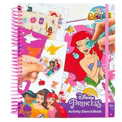 Libro dibujo actividades Princesas Disney