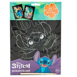 Set papeleria Scratch Art Stitch Disney