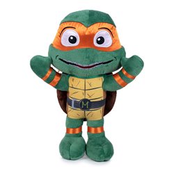 Peluche Michelangelo Mutant Mayhem Tortugas Ninja 21cm