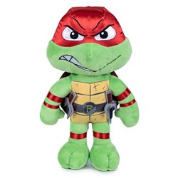 Peluche Rafael Mutant Mayhem Tortugas Ninja 21cm