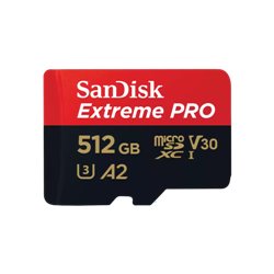 SanDisk Extreme PRO 512 GB MicroSDXC UHS-I Clase 10