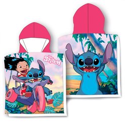 Poncho toalla Lilo & Stitch Disney algodon