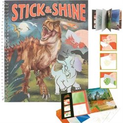 LIBRO COLOREAR STICK DINO WORLD