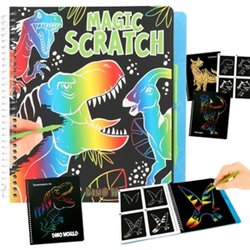 MAGIC SCRATCH BOOK DINO WORLD