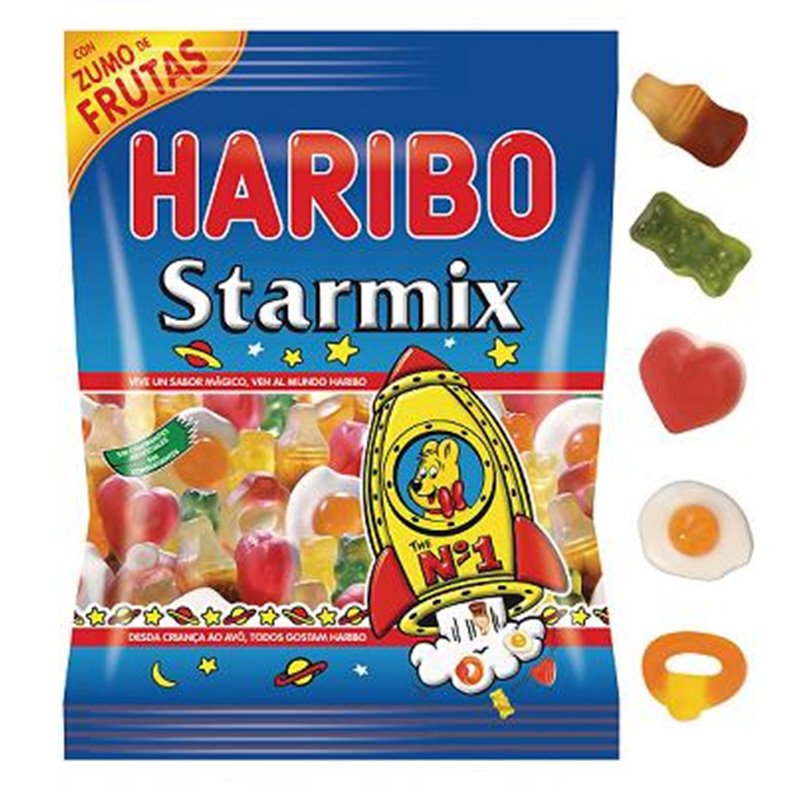 Gominolas haribo starmix bolsa 90 g.