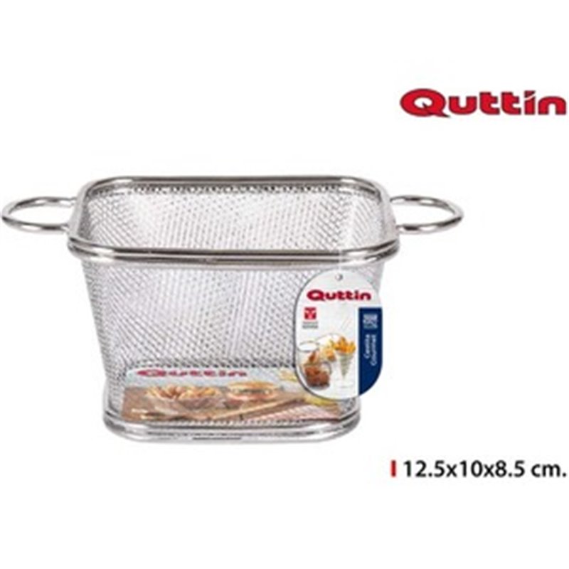 CESTITA GOURMET RECTANGULAR 12,5X10X8,5CM QUTTIN