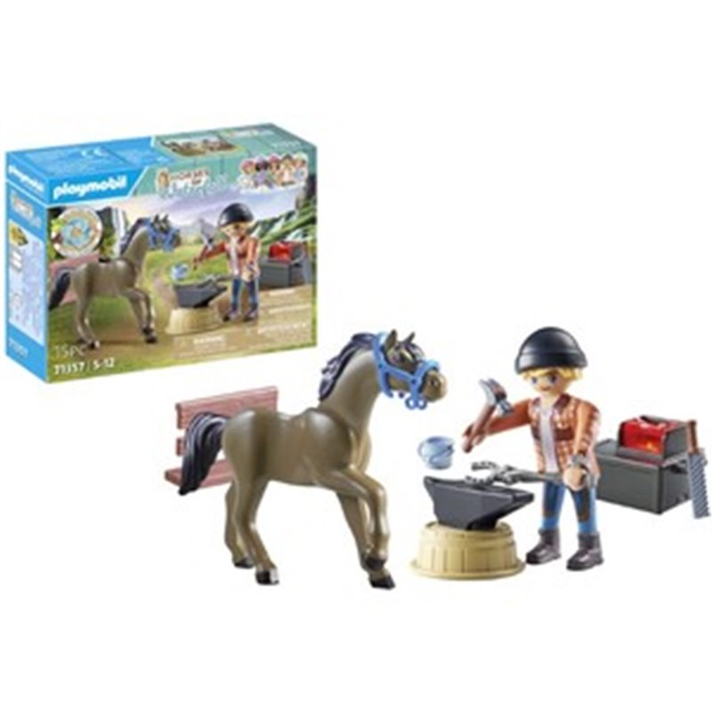 HERRADOR BEN Y AQUILES PLAYMOBIL