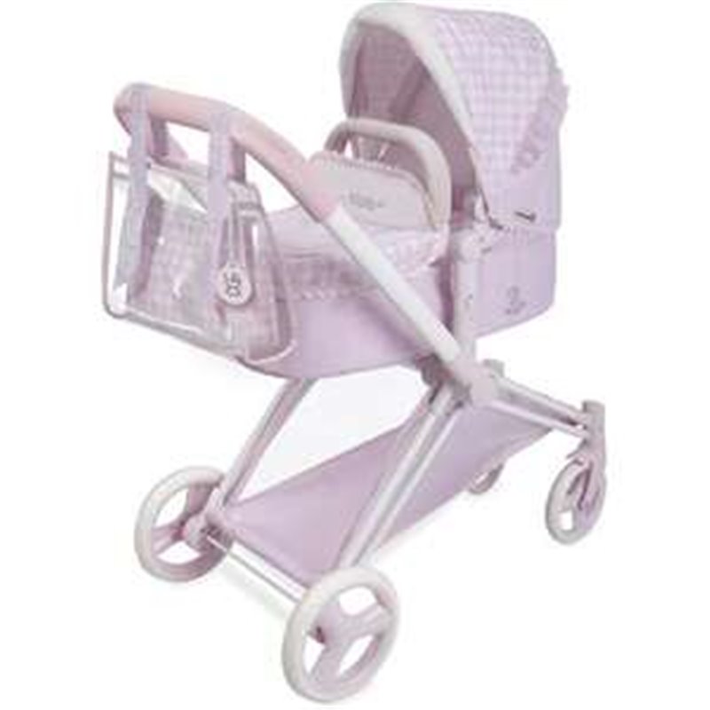 COCHE DE MUÑECA 3X1 PLEGABLE NIZA, PARA MUÑECAS DE HASTA 50 CM. 73X65X38 CM