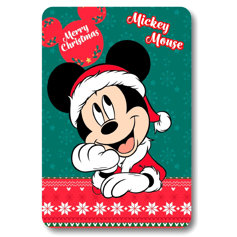 Manta polar Navidad Mickey Disney