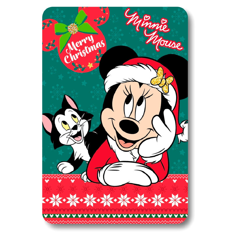 Manta polar Navidad Minnie Disney