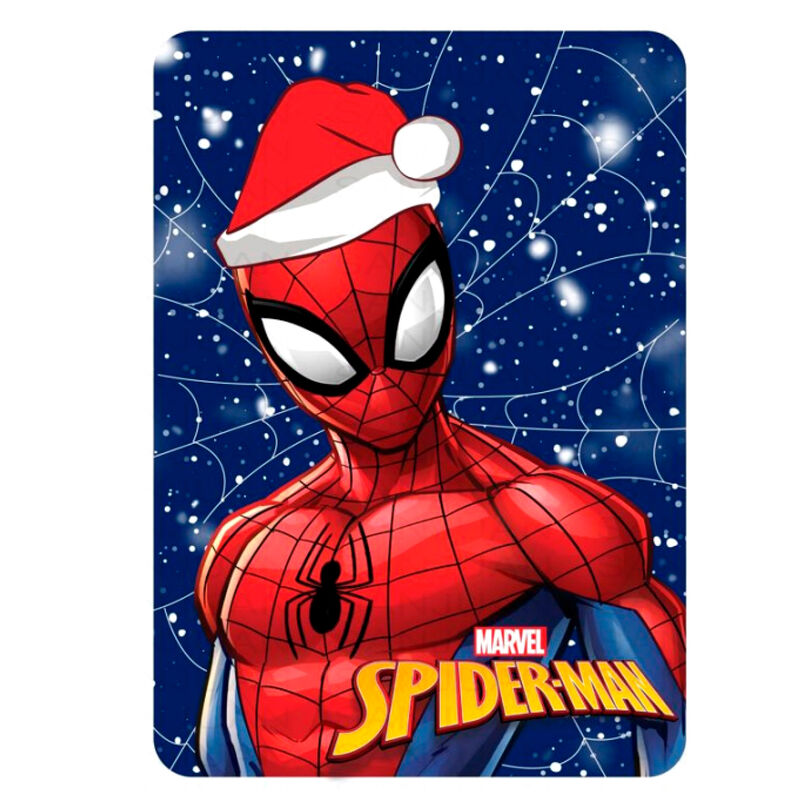 Manta polar Navidad Spiderman Marvel