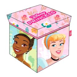 Cubo almacenaje Princesas Disney