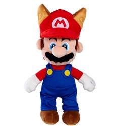 Peluche mapache Mario Super Mario Bros 30cm