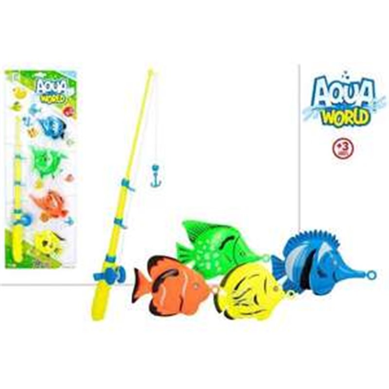 JUEGO PESCA AQUA WORLD  52 CM