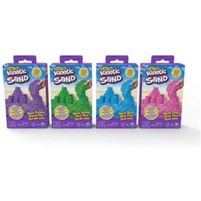 ARENA MOLDEABLE KINETIC SAND EN CAJAS. 227 GR. - MODELOS SURTIDOS