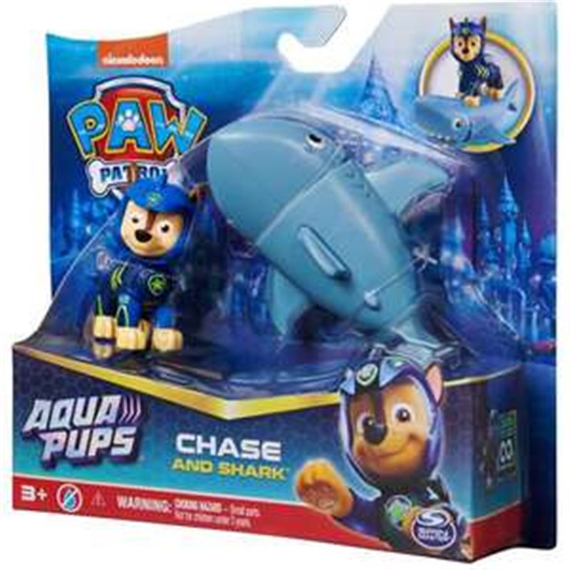 FIGURA PAW PATROL AQUA PUPS 20,3X5,4X19CM - MODELOS SURTIDOS