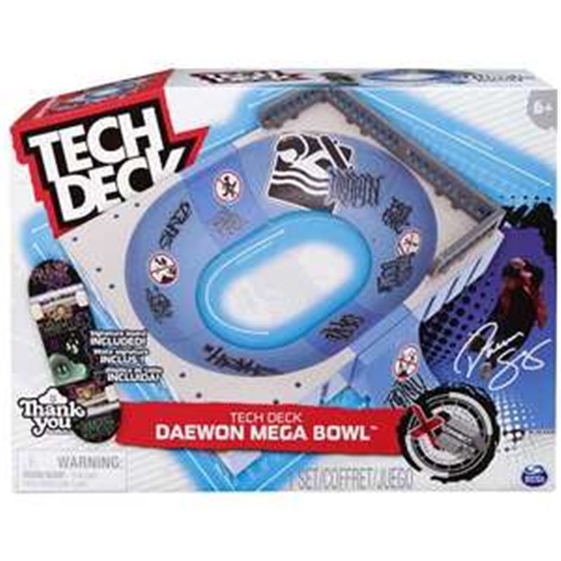 PARQUE PERSONAILZABLE TECH DECK DAEWON MEGA BOWL 22X8X20 CM