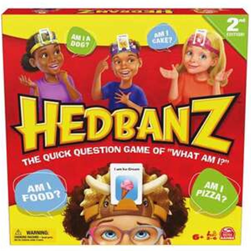 JUEGO HEDBANZ. ADIVINA QUE PIENSO LA SOLUCION ESTA EN TU CABEZA! 26,67X26,67X6,73