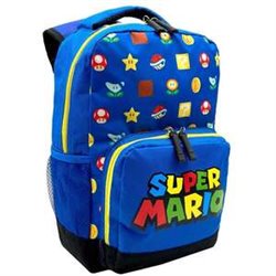 MOCHILA ESCOLAR SUPER MARIO 35X24X12 CM