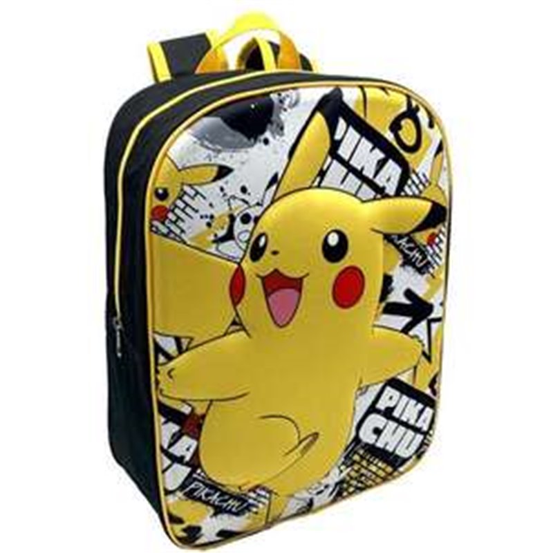 MOCHILA POKEMON CON FRONTAL 3D EVA 40X30X15 CM