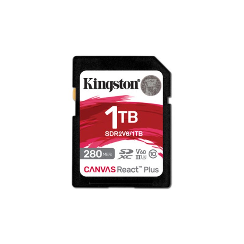 Kingston Technology Canvas React Plus 1 TB SDXC UHS-II Clase 10