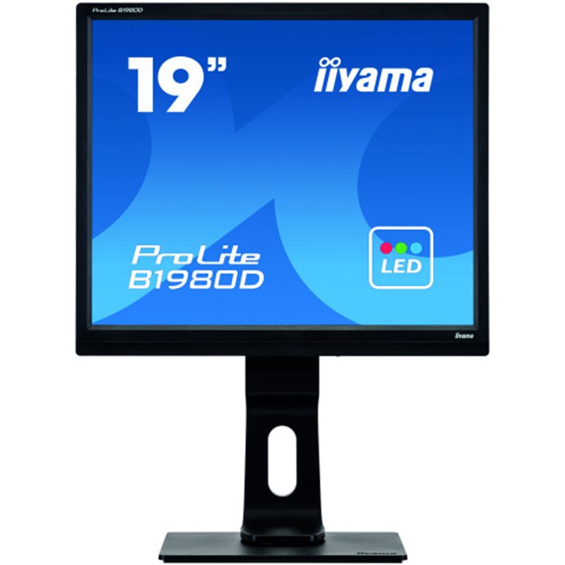 iiyama ProLite B1980D-B1 pantalla para PC 48,3 cm (19") 1280 x 1024 Pixeles SXGA LED Negro