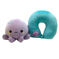 Almohada viaje + peluche Swapseazzz Pulpo Adoramals