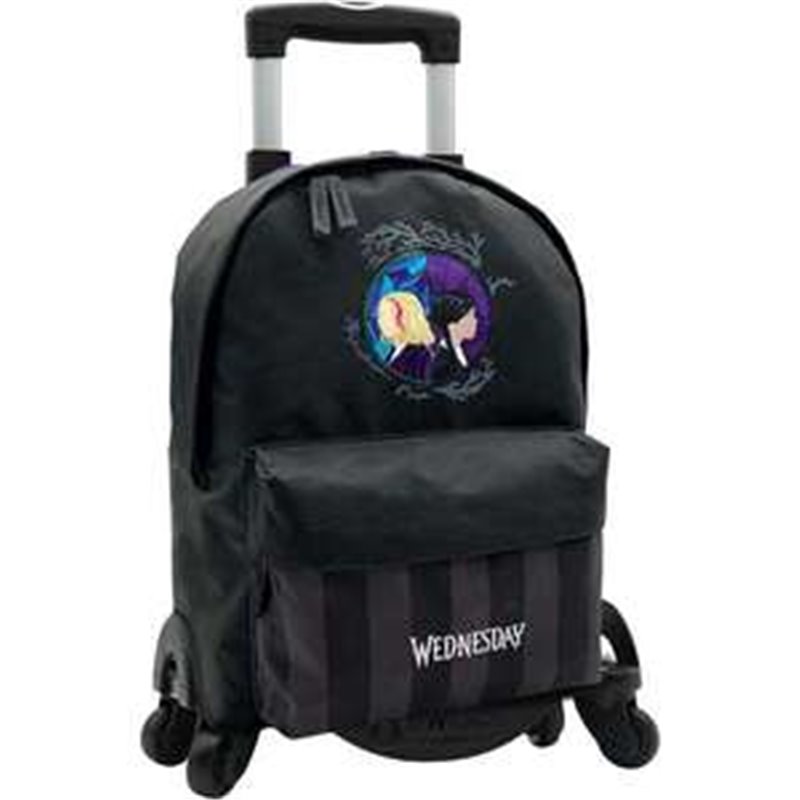 WEDNESDAY MOCHILA AMERICANO ADAPTABLE CON CARRO  43 X 31 X 13,5 CM.