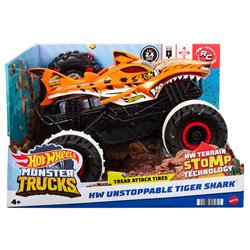 Coche radio control Tiger-Shark Monster Trucks Hot Wheels