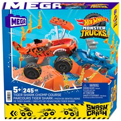 MEGA Construx Pista Tiger Shark Monster Trucks Hot Wheels