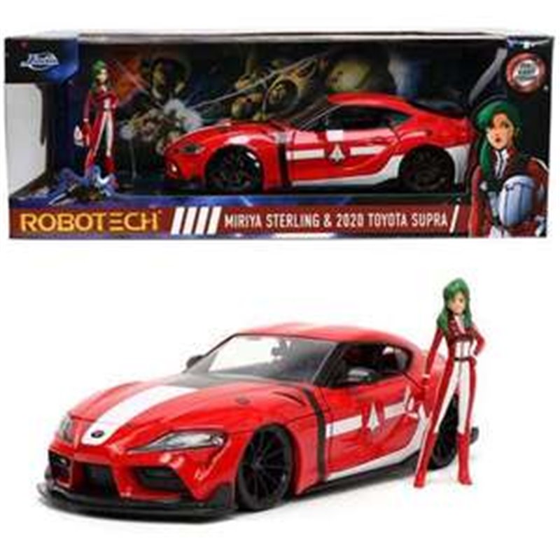 COCHE ROBOTECH MIRIYA 2020 TOYOTA SUP ESCALA 1:24 INCLUYE FIGURA DE MIRIYA