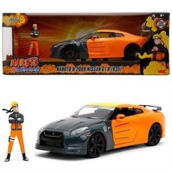 COCHE NARUTO NISSAN 2009 GT-R ESCALA 1:24. INCLUYE FIGURA