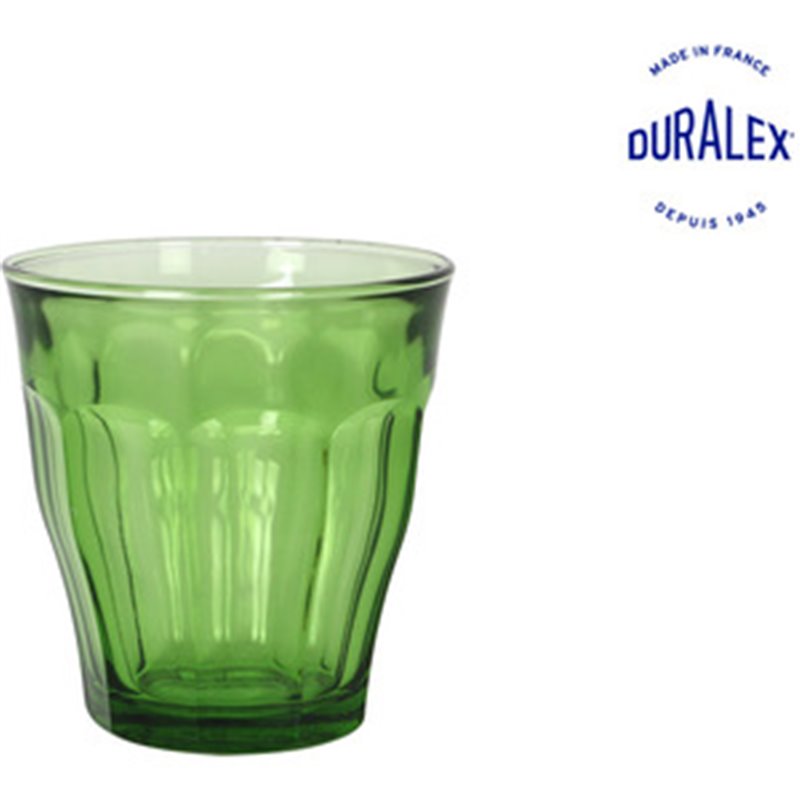 SET 6 VASOS 25CL VERDES PICARDIE