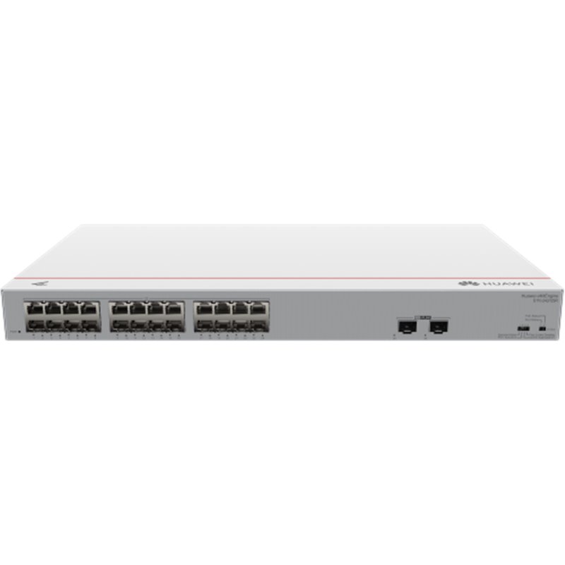 HUAWEI S110-24LP2SR (24 10/100/1000 BASE T PORTS, 2GE SFP PORTS , OPE, AC POWER)