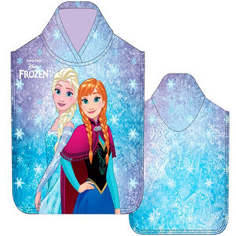 PONCHO TOALLA FROZEN DISNEY MICROFIBRA