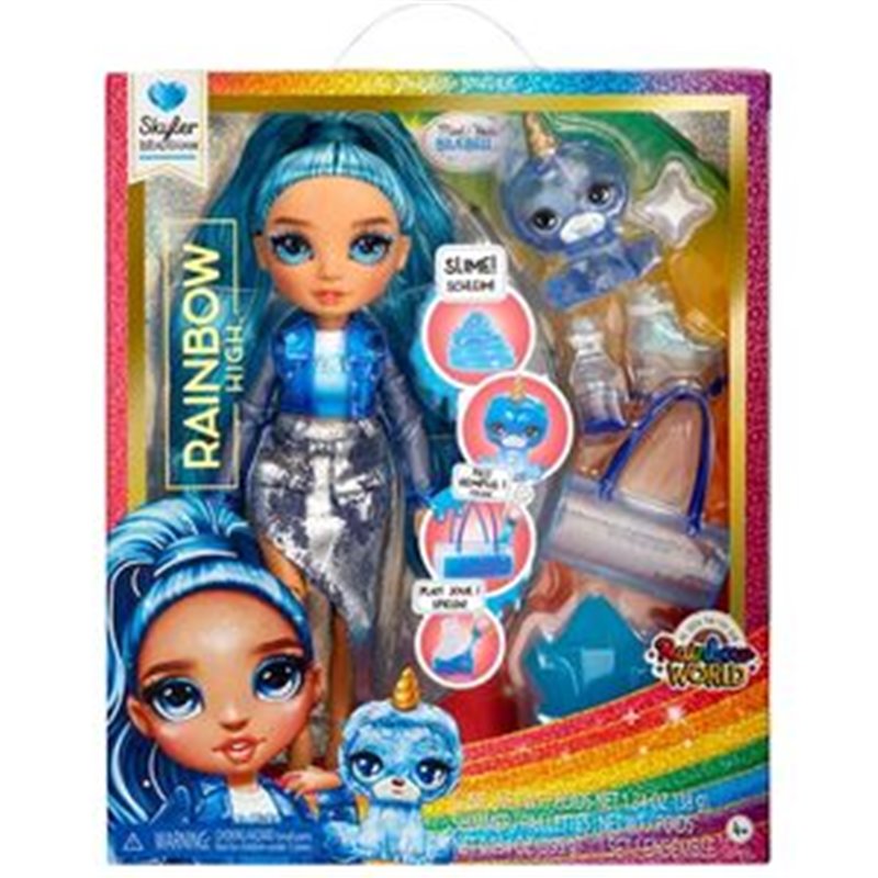 MUÑECA SKYLER RAINBOW WORLD RAINBOW HIGH 25CM