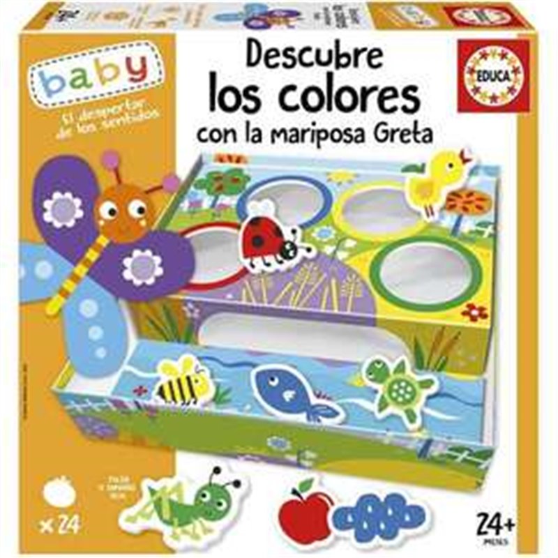 JUEGO DESCUBRE LOS COLORES CON LA MARIPOSA GRETA