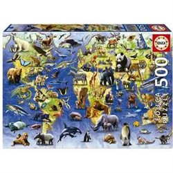 PUZZLE 500 PIEZAS ESPECIES EN PELIGRO DE EXTINCIÓN