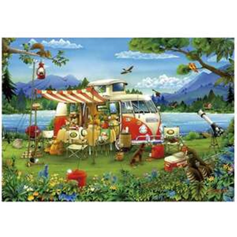 PUZZLE 1000 PIEZAS VACACIONES EN EL CAMPO