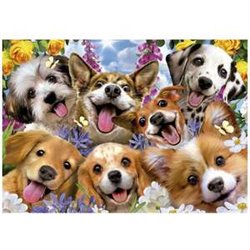 PUZZLE 1000 PIEZAS SELFIE DE PERRITOS