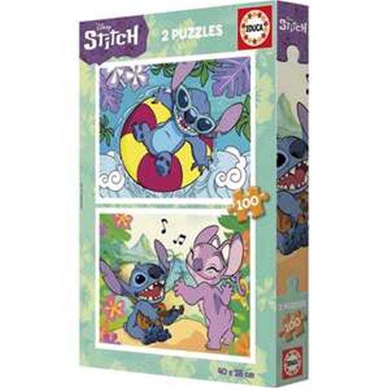 PUZZLE 2X100 PIEZAS STITCH