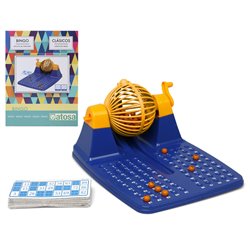 JUEGO BINGO CON BOMBO + 48 CARTONES