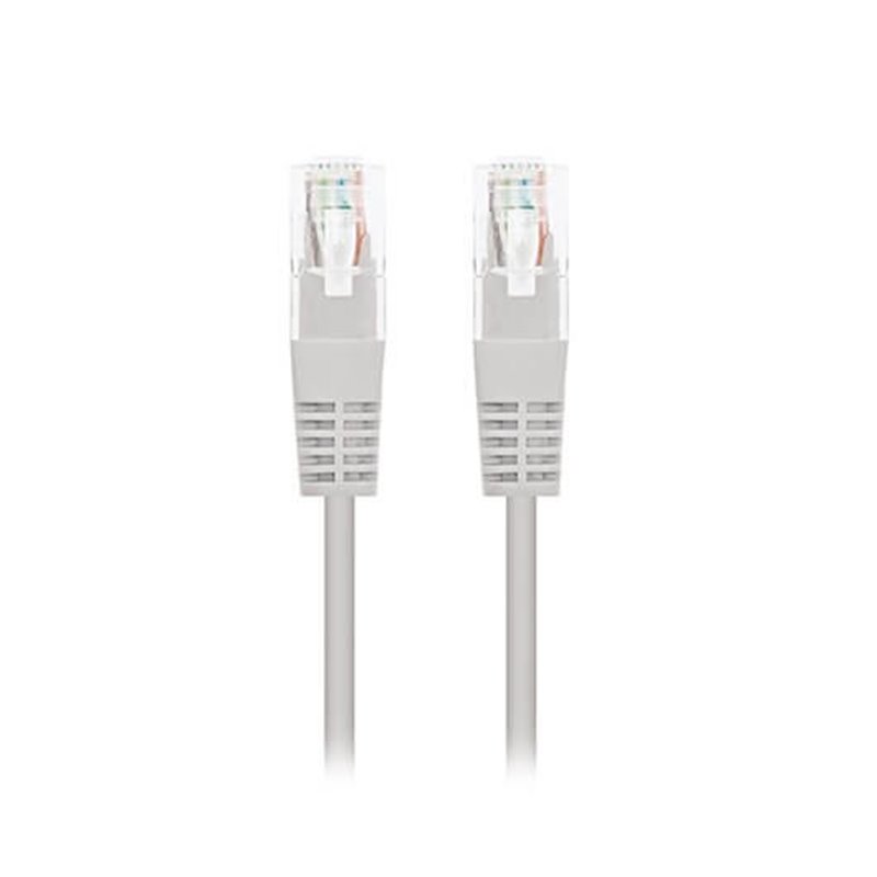 CABLE RED UTP CAT6 RJ45 NANOCABLE 30CM GRIS