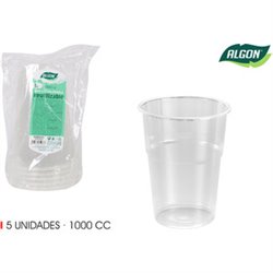 SET-5 VASO LITRONA ALGON