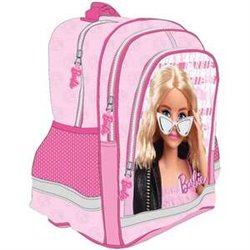 BARBIE MOCHILA DOBLE COMPARTIMENTO ADAPTABLE A CARRO 41,5 X 30 X 17 CM.