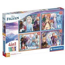 Puzzle Frozen Disney 12-16-20-24pzs