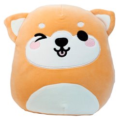 Cojin peluche Perro Shiba Inu Adoramals Squidglys 24cm